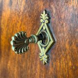 EMPIRE style mahogany secretary with detached columns