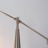 Adjustable brushed chrome desk lamps