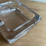 Square crystal ashtray / empty pocket