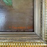 Oil on Canvas Painting Floral Still Life, French School, Paris, Early