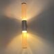Pair of metal and Murano glass wall lights, 1980