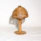 Lampe de Bureau Champignon en Bambou et rotin