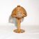 Mushroom Desk Lamp in Bamboo and Rattan