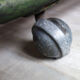 Industrial floor, vintage wheeled