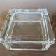 Glass paving ashtray signed lumax 40s 50