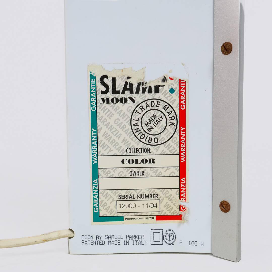 Lampe de Bureau Moon par Samuel Parker pour Slamp Italy