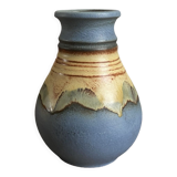 Vase west germany bleu