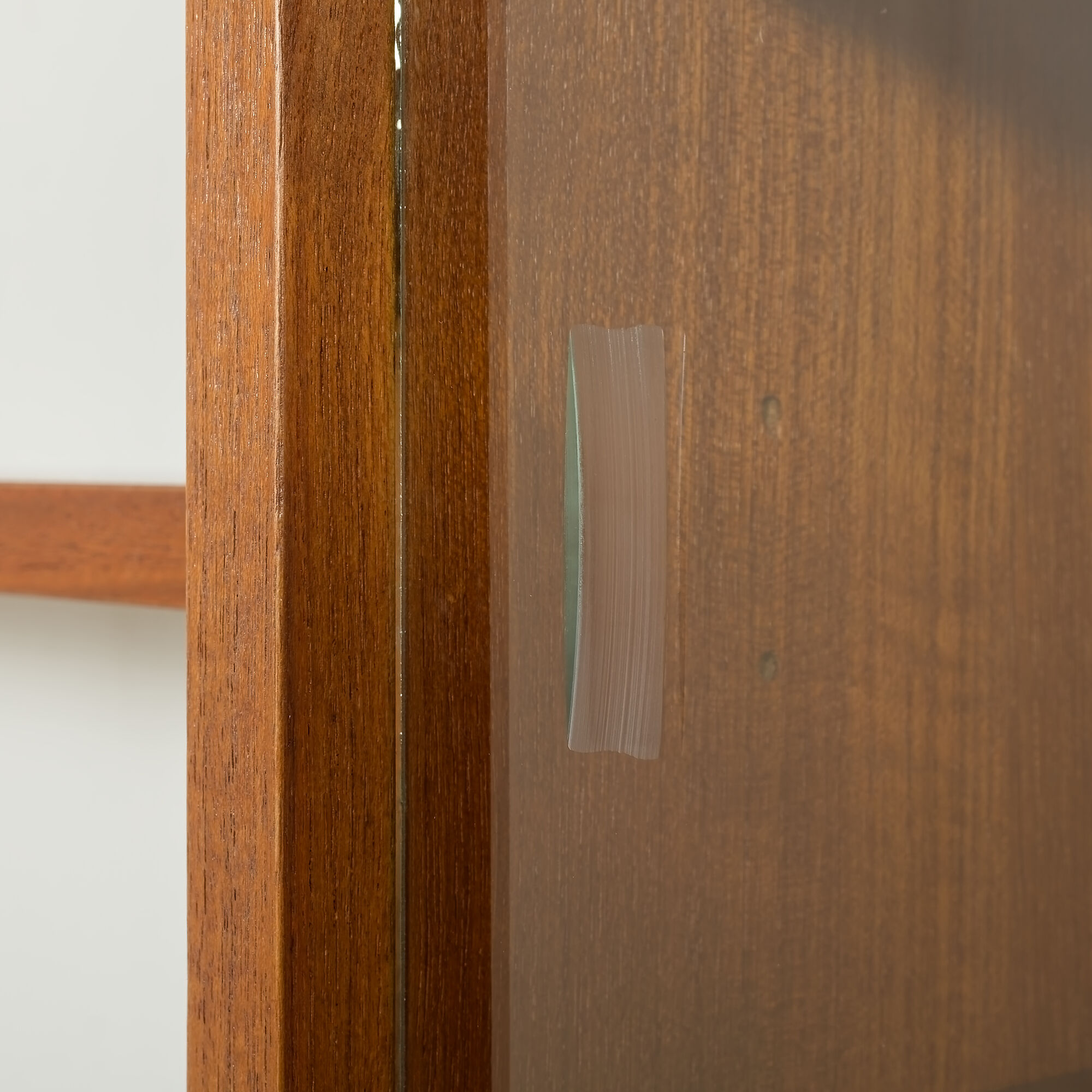 Danish vintage teak wall unit attributed to Preben Sorensen, 1960s