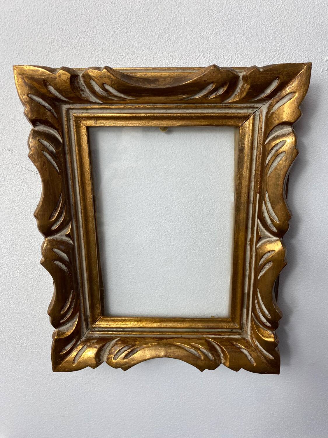 Carved wooden frame