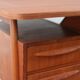 Small Scandinavian teak desk by Gunnar Nielsen for Tibergaard 1960