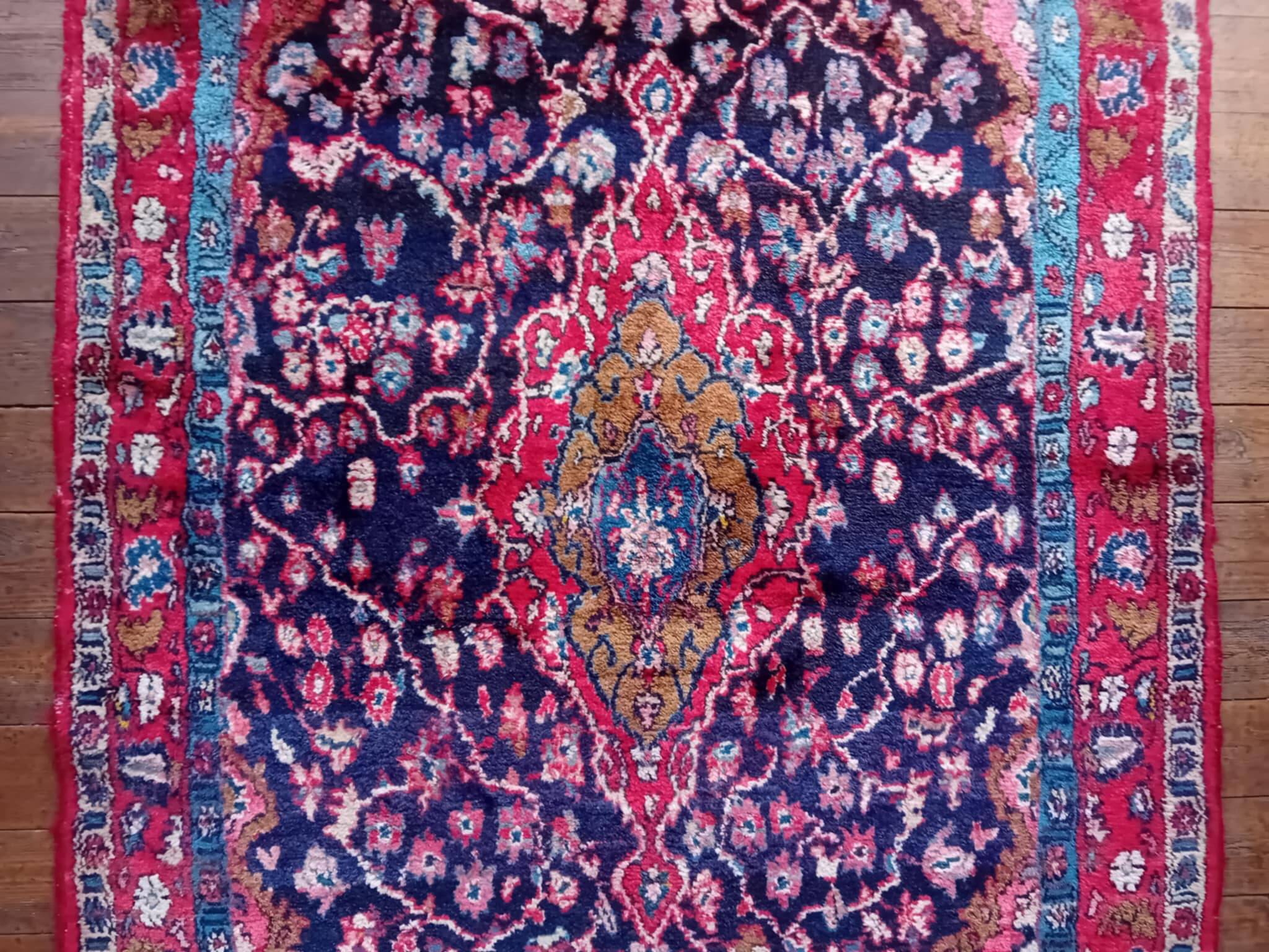 Handmade Persian Hamadan Rug 210x130cm