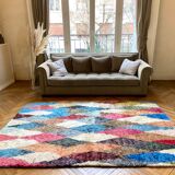Multicolored Berber carpet