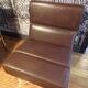 Trio of vinco armchairs in imitation leather
