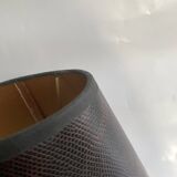 Bronze lamp, 2M fabric cable, sewn lampshade.