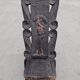 Antique carved wood Stargazer chair from the 1890s.