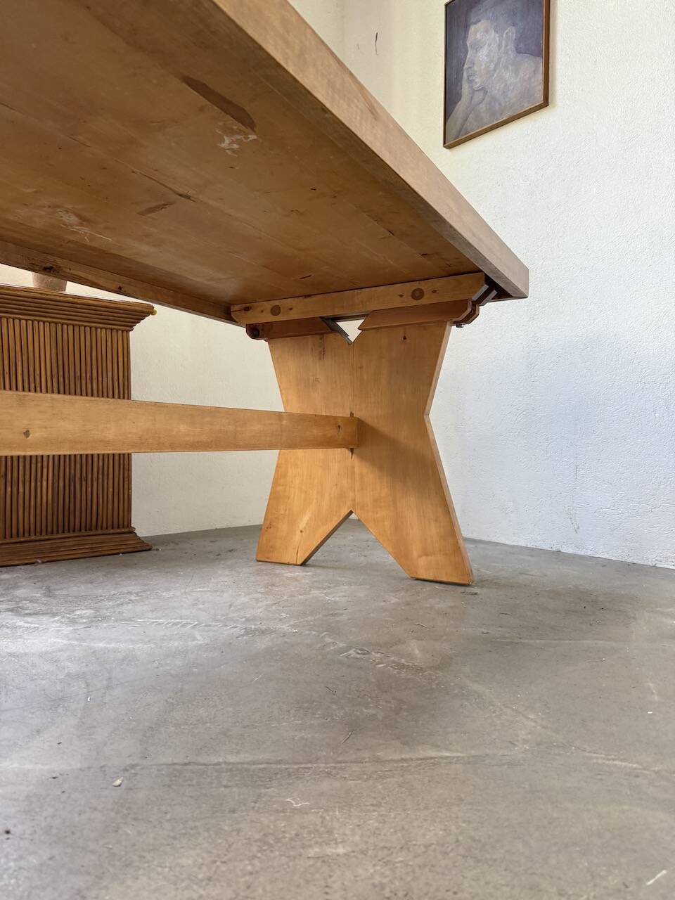 1950s beech mountain furniture table