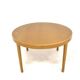 Scandinavian oak dining table, Sweden, 1960s