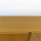 Mid-century brutalist oak sideboard