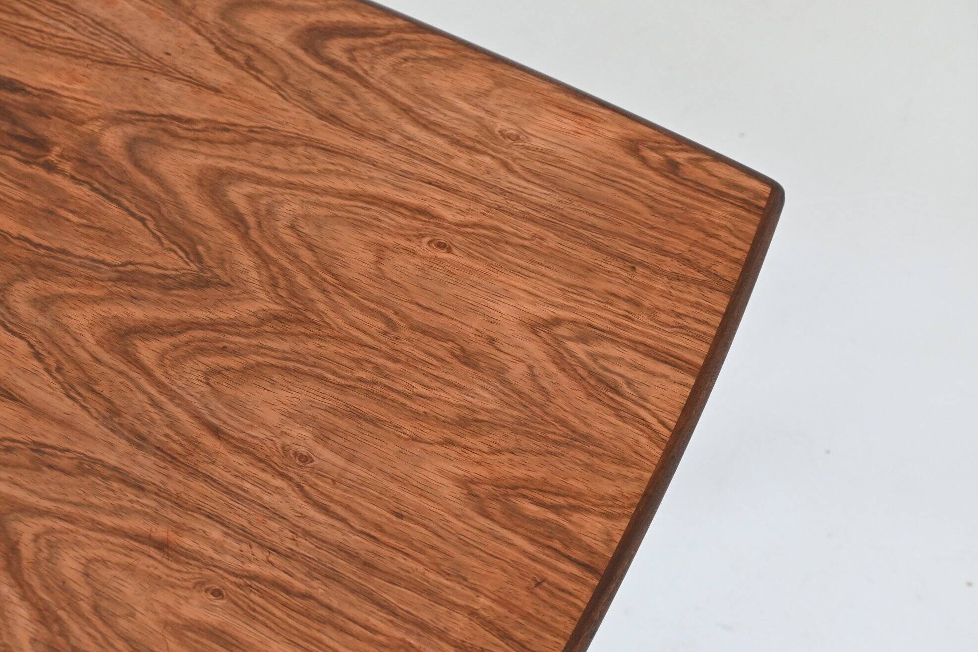 Karl Ekselius sculptural coffee table rosewood J.O.C. Sweden 1960