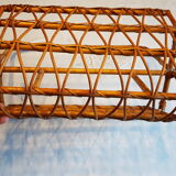 Rattan wicker magazine door from the 70s