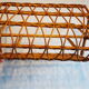 Rattan wicker magazine door from the 70s