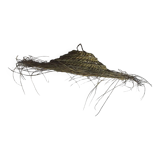 Doum pendant light in natural esparto