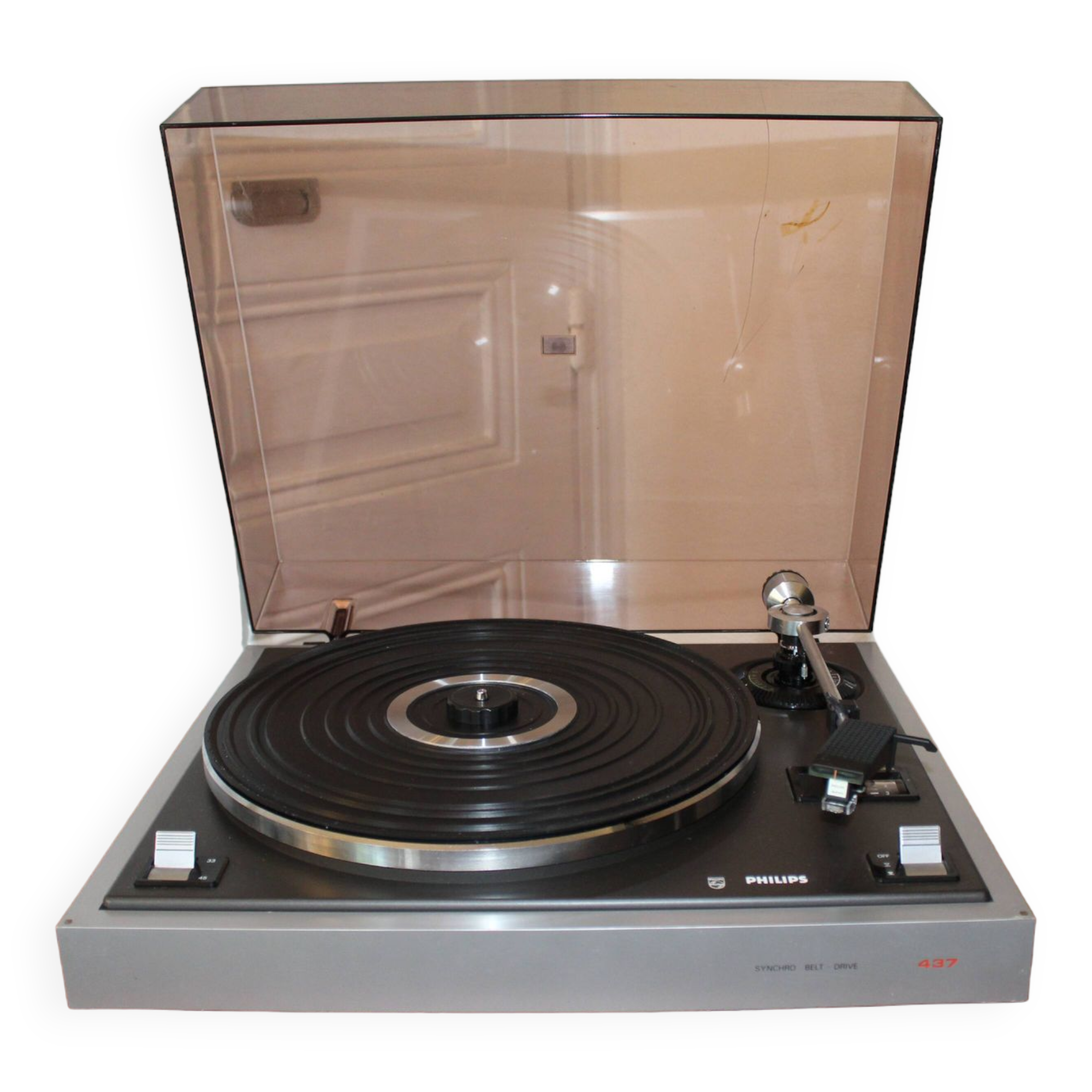 Platine vinyle hifi vintage Philips 22 GA 437 (1978) Selency