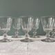 Lot de 6 verres XIXème en cristal Baccarat