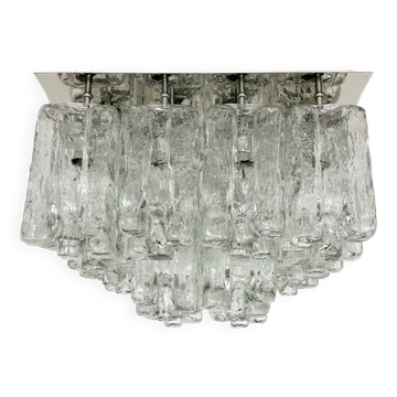Large Austrian Granada Flush Light by J.T. Kalmar