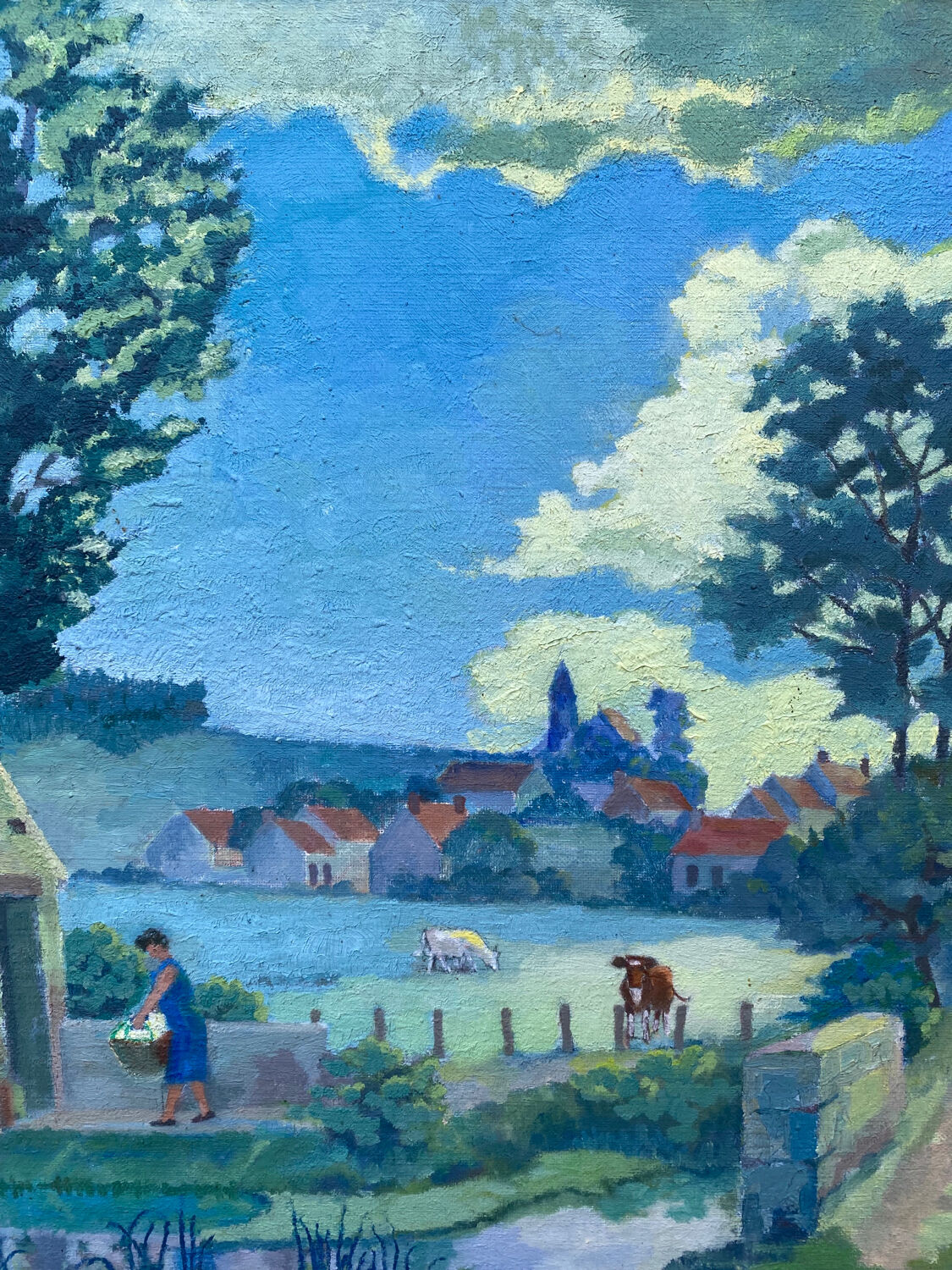 Landscape signed Charlot 1969-1973