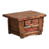 Antique painted elm coffee table – China, circa 1900