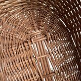 Domed wicker basket