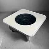 Table basse avec plateau à goûter rotatif, années 70, Allemagne