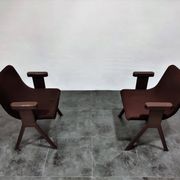 Fauteuils du milieu du siècle par Ettore Sottsass pour Olivetti, années 1970