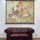 1980s Red 2-Seater Chesterfield Sofa