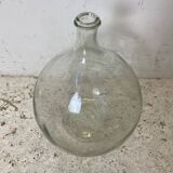 Transparent demijohn
