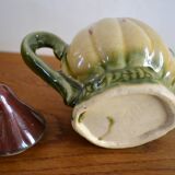 Small vintage earthenware teapot
