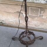 Wrought iron lamppost