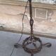 Wrought iron lamppost