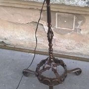 Wrought iron lamppost