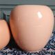 Set de 3 vases boules en céramique émaillée