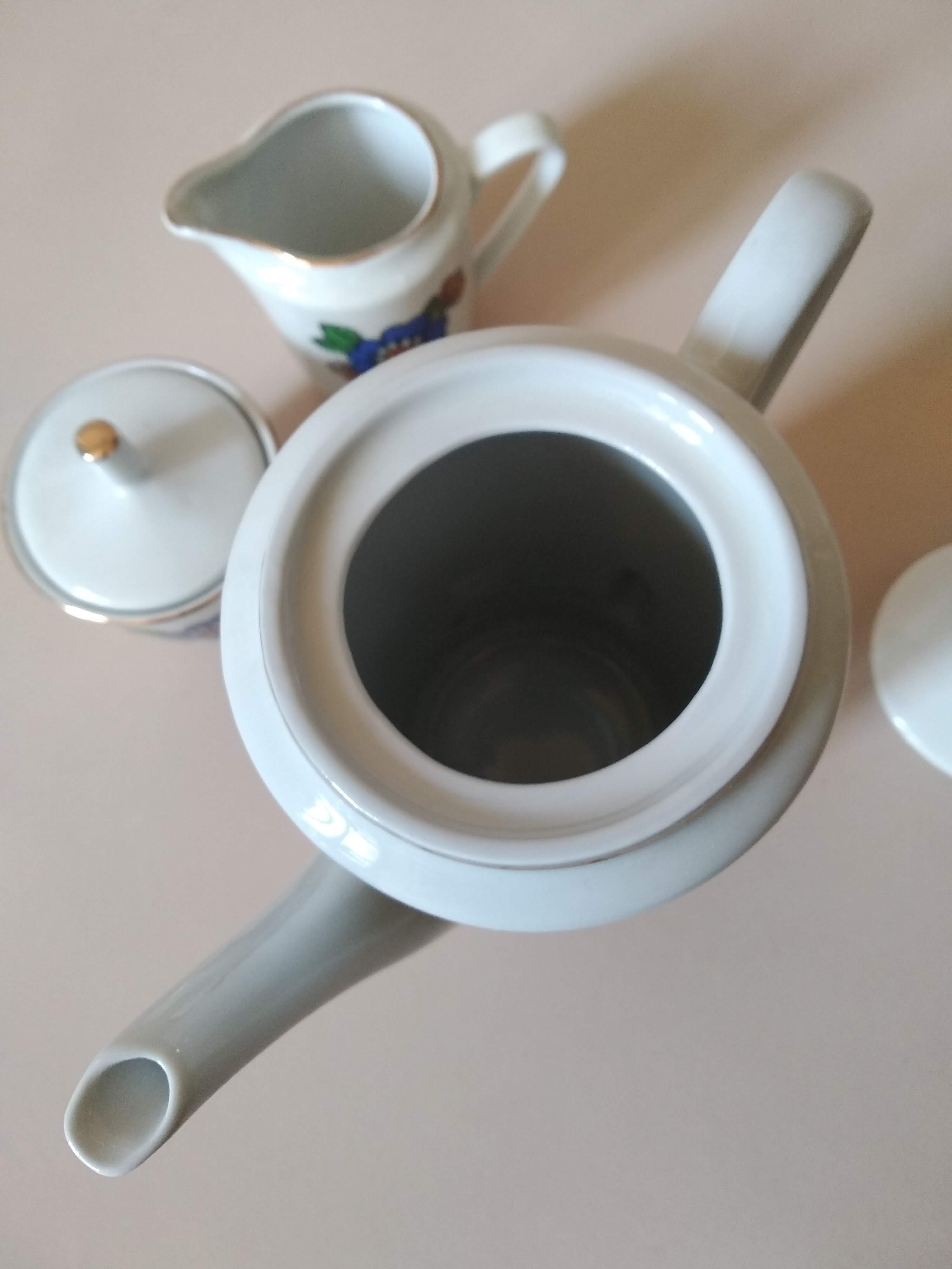 Vintage porcelain coffee set dinette 70s