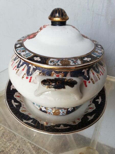 China East India Company + mark - soupiere + 19th dish