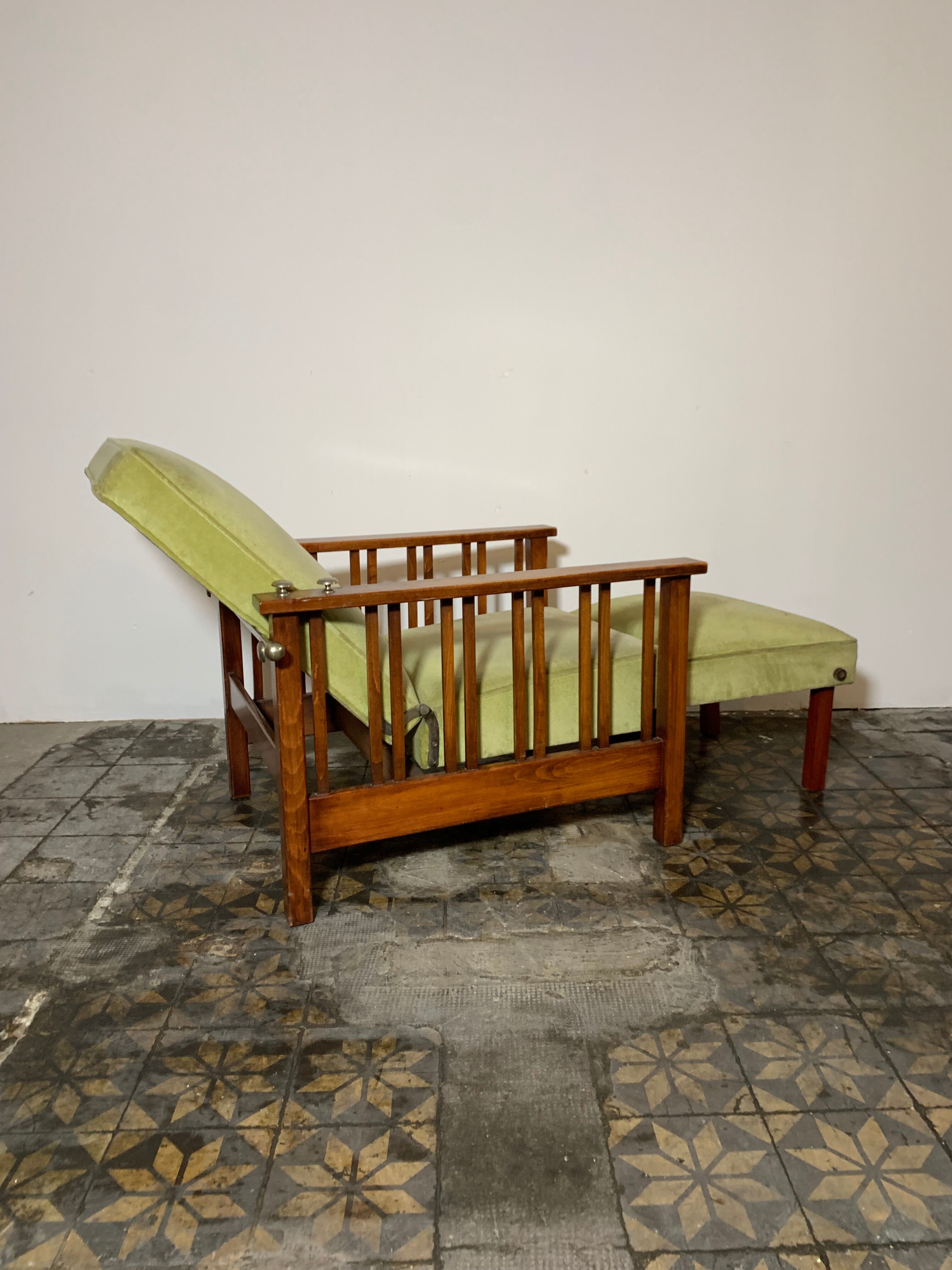 Art Deco armchair with system