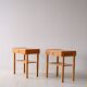 Pair of vintage nightstands by AB Carlström
