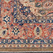 Large Antique Persian Carpet 300x397 cm, Medallion and Floral Patterns