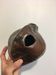 Vase ball enamelled pottery of artist's signature terminal