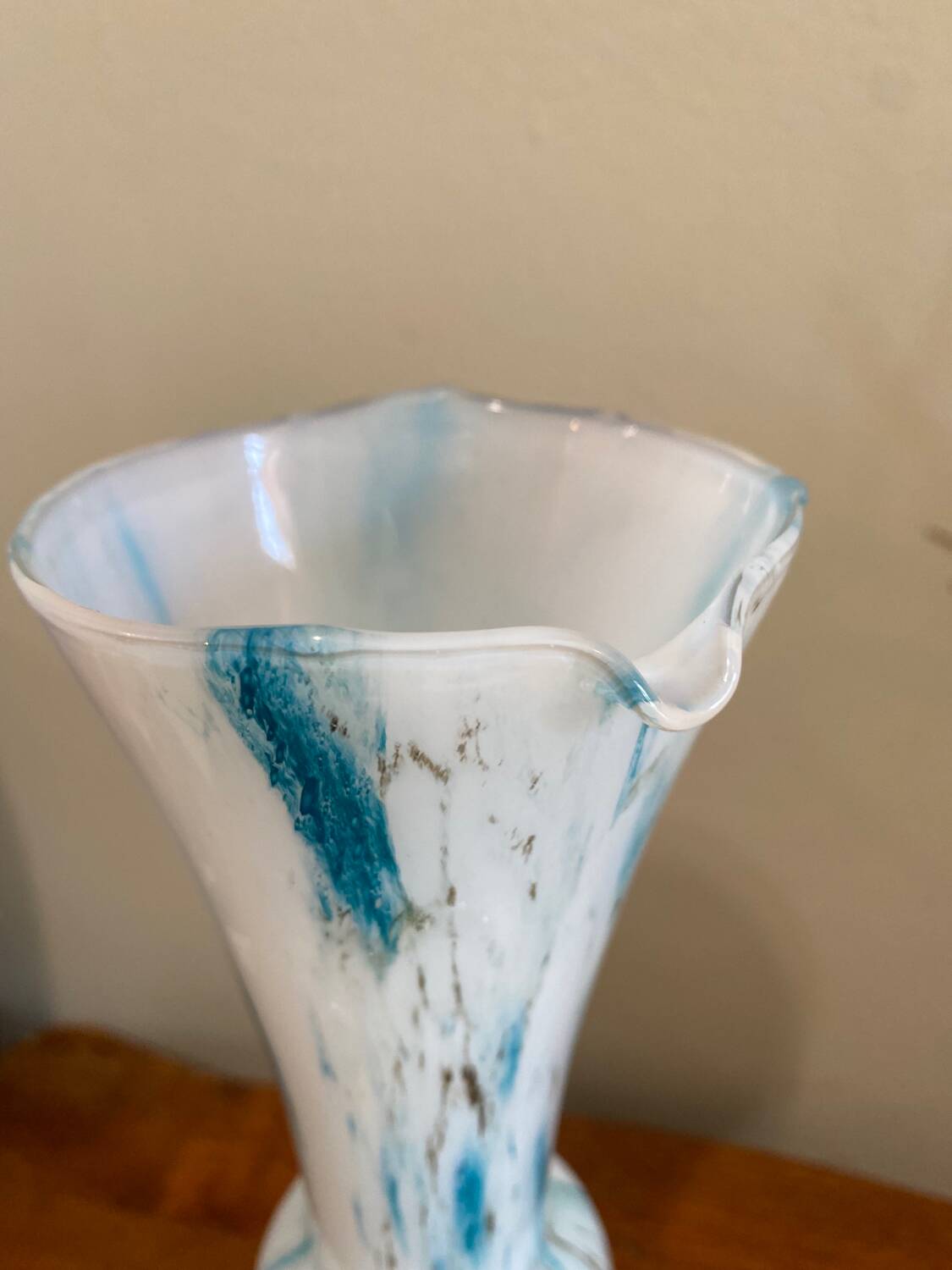 Murano blown glass vase