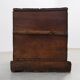 Flemish Oak Blanket Chest with panelled front and iron lock, dated 1825