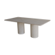 Olympia rectangular dining table - 180x90 - natural travertine